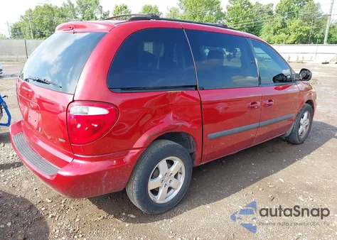 2007 Dodge Caravan Sxt z USA, uszkodzony, nr VIN 1D4GP45R07B161281